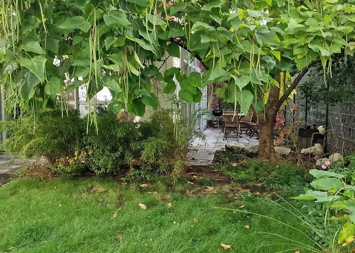 בית נופש Zentrales Gartenhaus Loft In